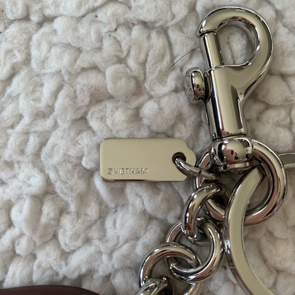 NWT Coach Butterfly 🦋 Leather Key Fob Charm - Picture 5 of 7